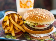 In Tim’s Big Book of Restaurant Reviews, the Burger King of Middlesboro Has Earned an Over All Rating of 3.6 Out of 10 A sandwich and fries on a plate